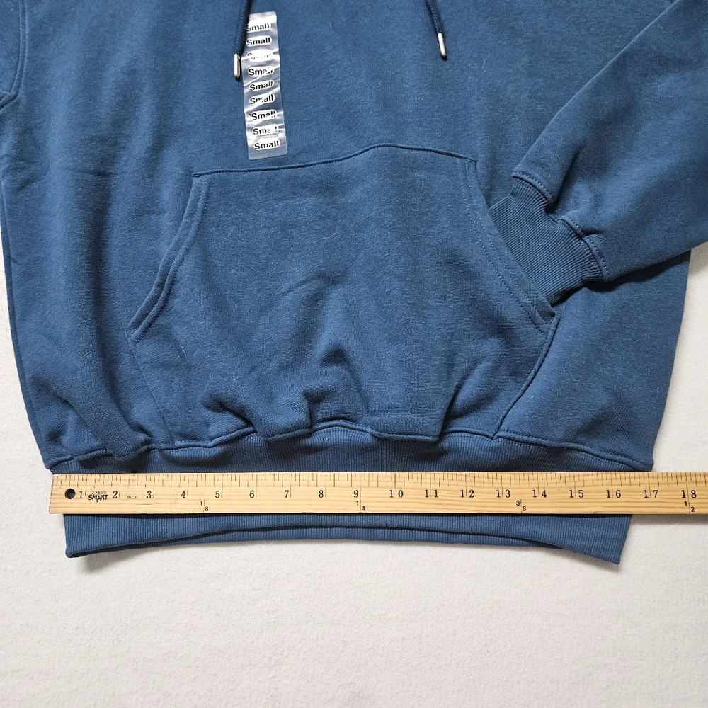 North Face Evolution Vintage Hoodie Midnight Petrol Oversized Large NWT